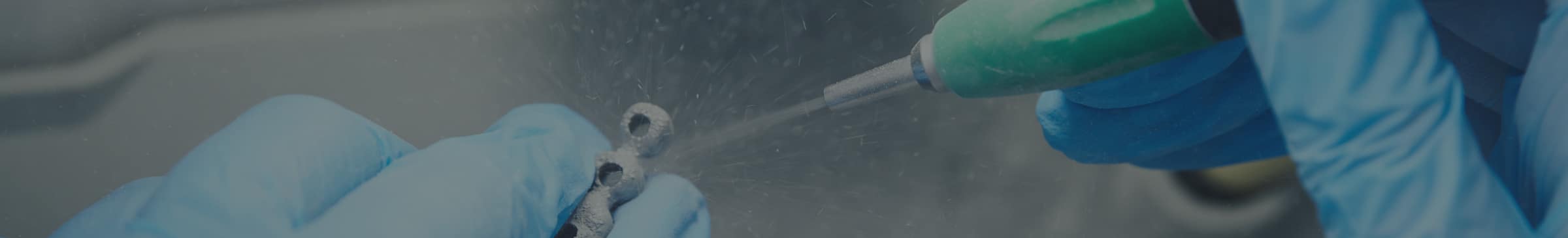 background image of white dental alumunum oxide